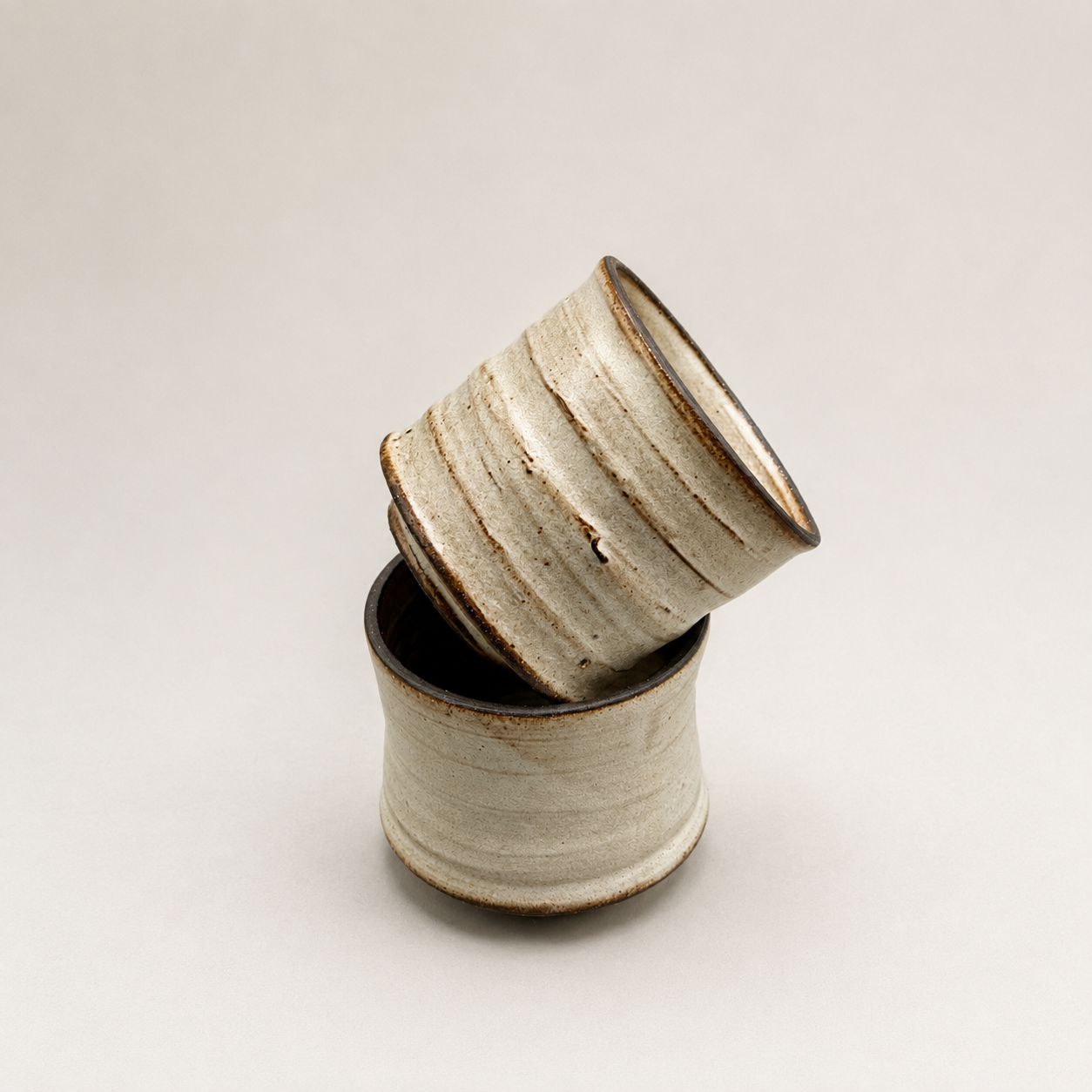 Handmade Stoneware Coffee Cup, 330ml