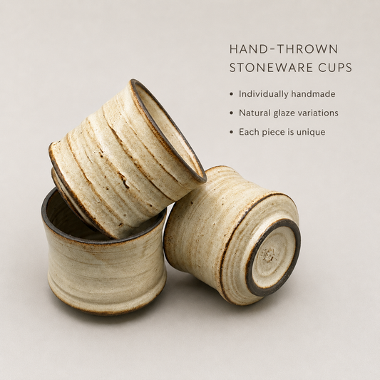 Handmade Stoneware Coffee Cup, 330ml
