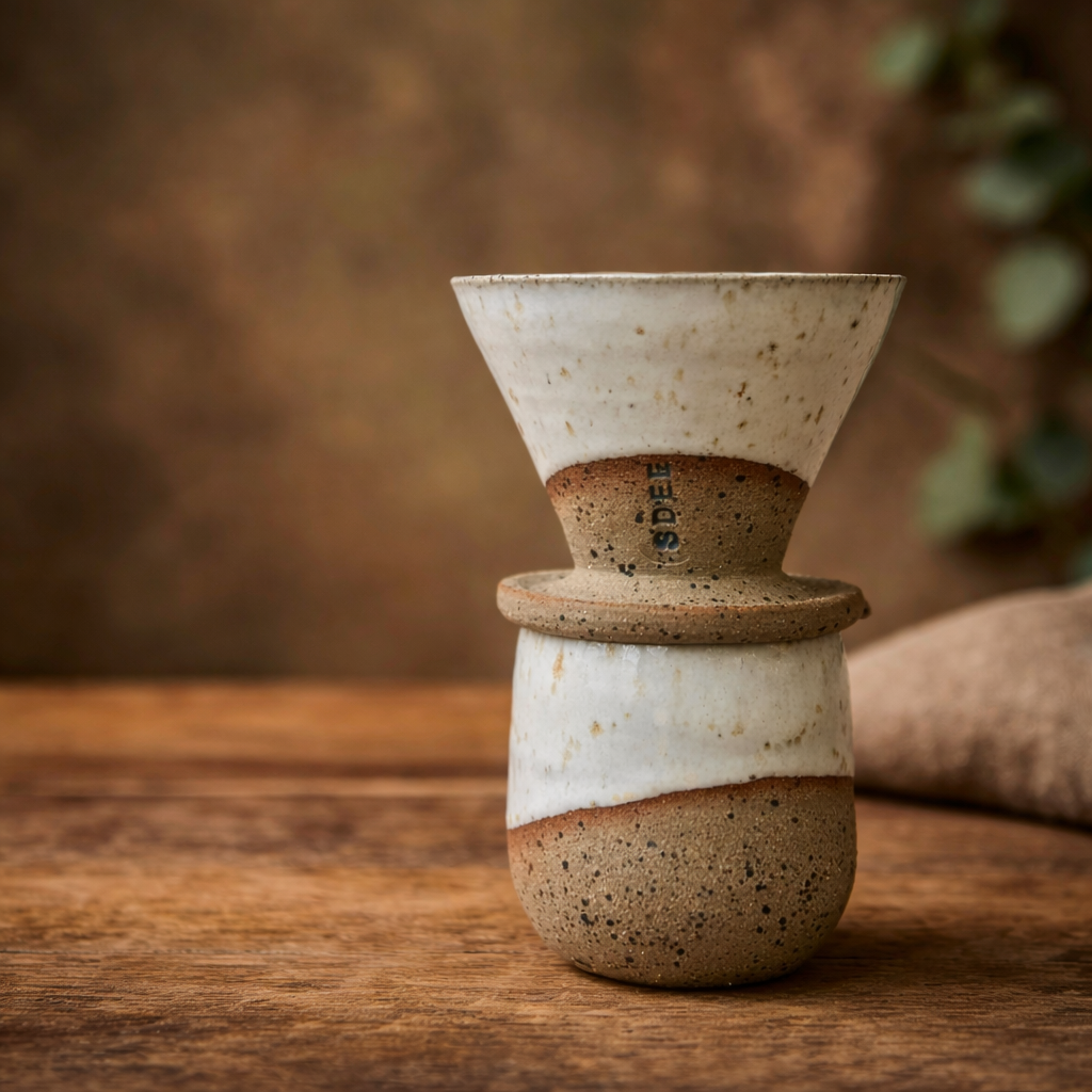 Handmade Ceramic Pour-Over Coffee Set