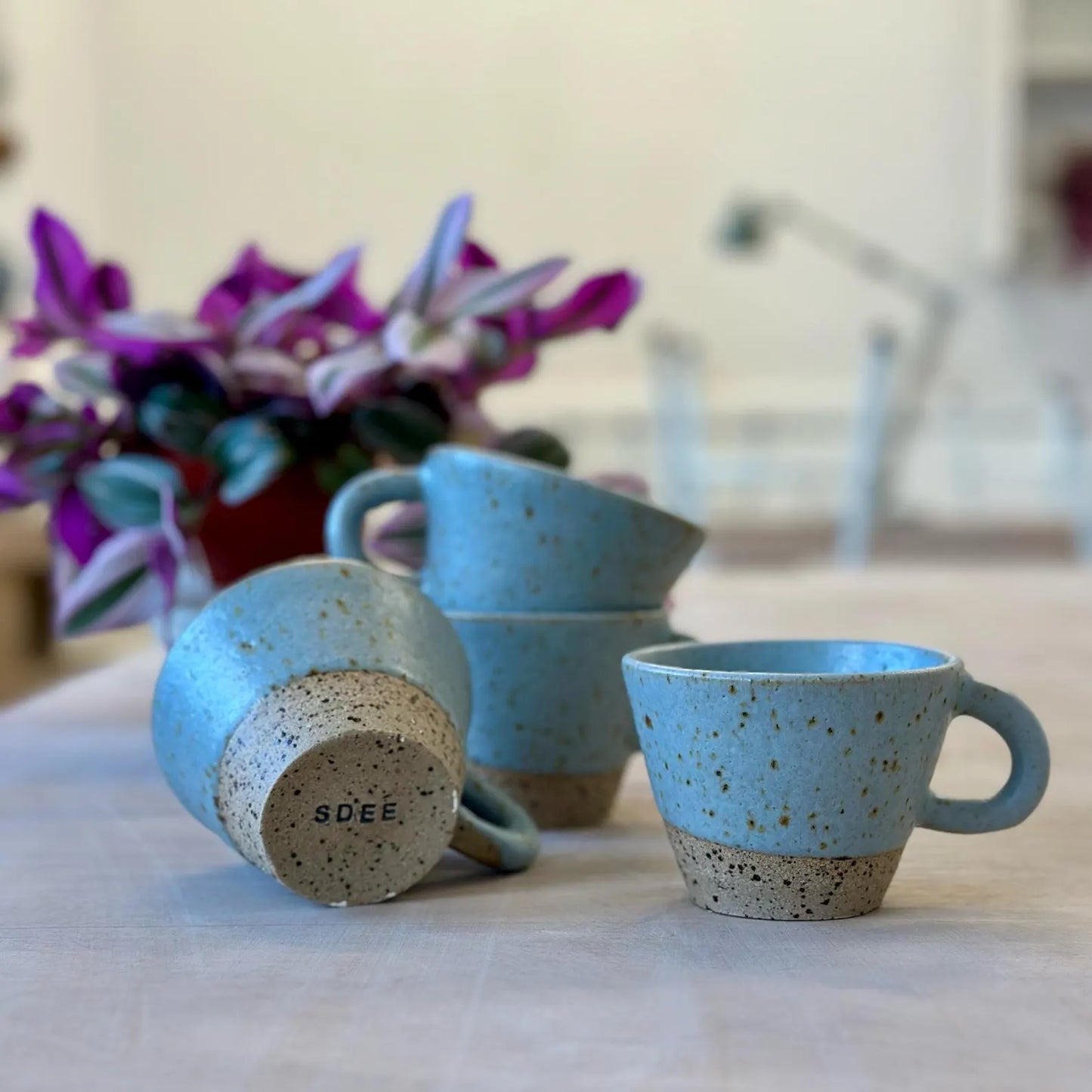 Blue Ceramic cup