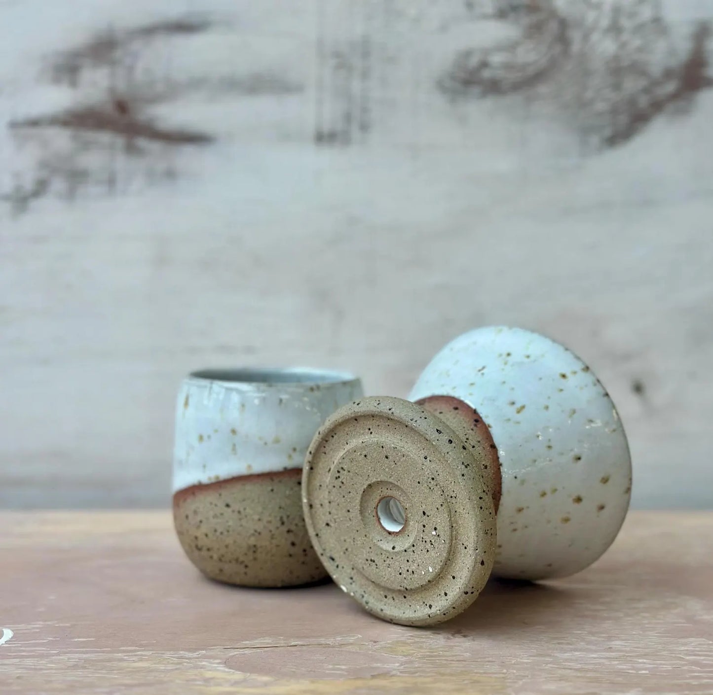 Handmade Ceramic Pour-Over Coffee Set