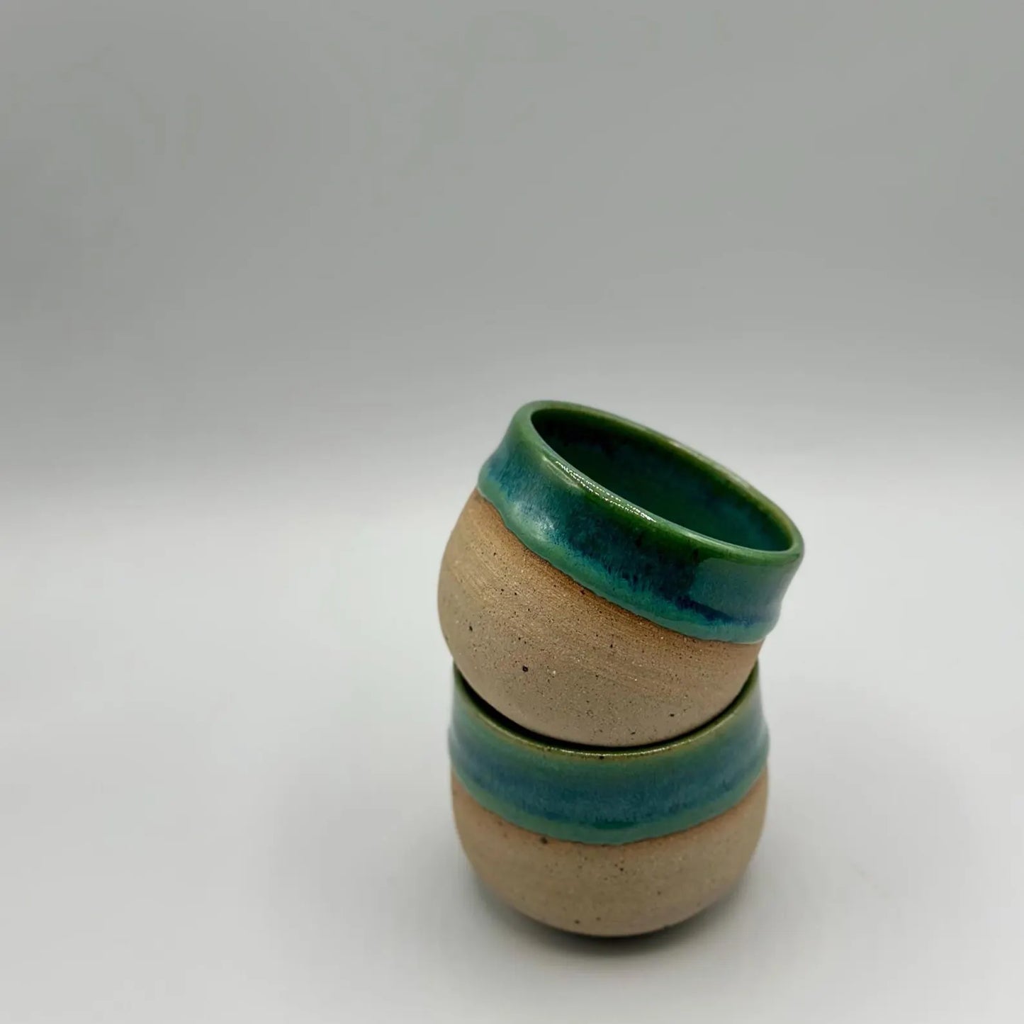 Personalised Green Reactive Glaze Ceramic Cup – 7 oz